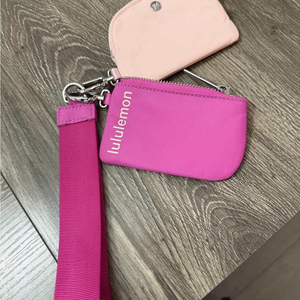 lululemon athletica Pink Wristlet Set
